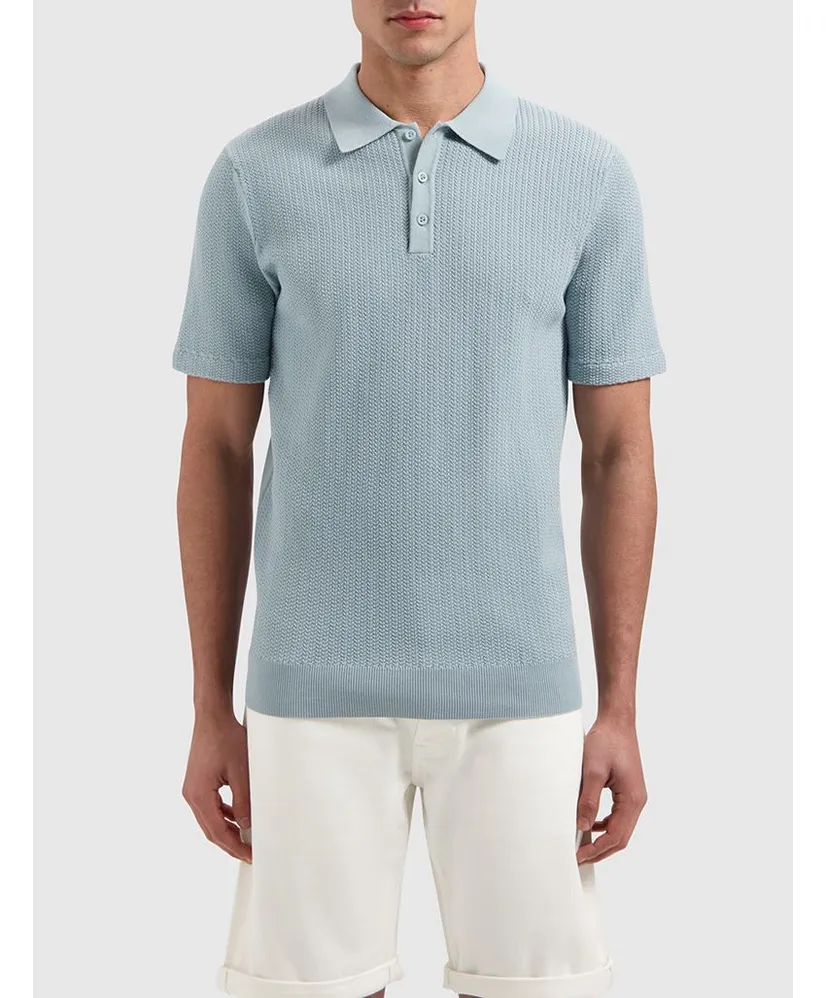 Pure Path Polo Braided Knitwear