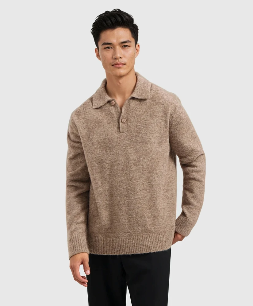 Pure Path Polo Trui Bouclé