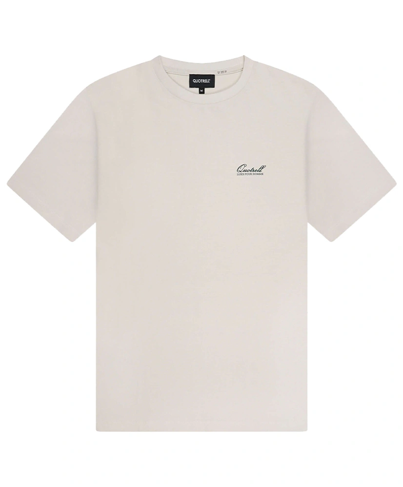 Quotrell T-shirt Damson Backprint