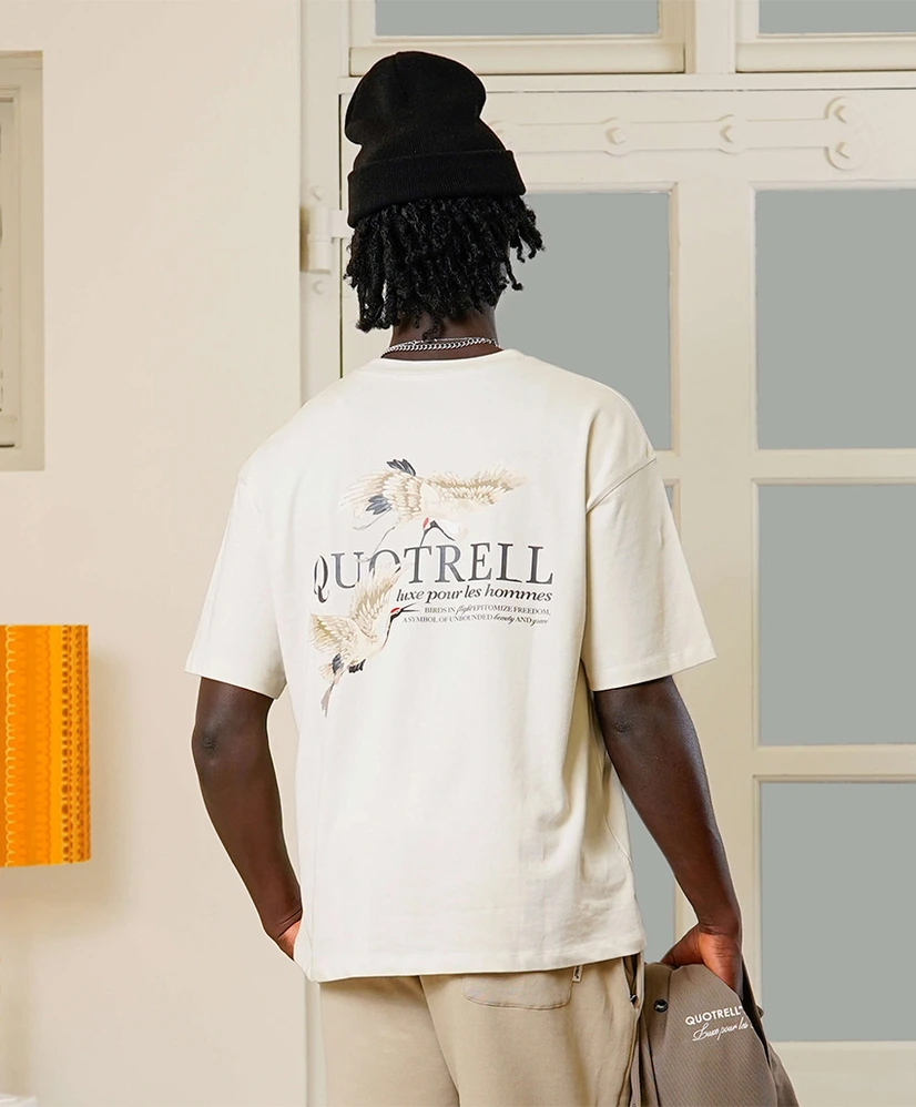 Quotrell T-shirt Heron Backprint