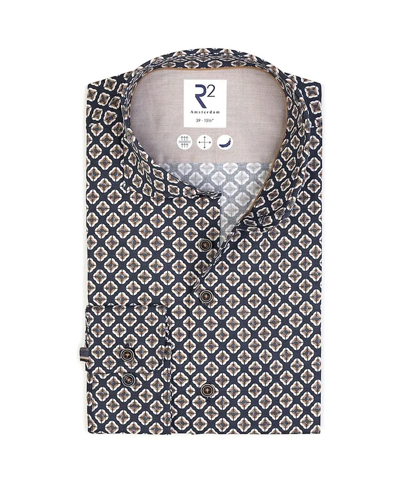 R2 Amsterdam Overhemd Allover Print