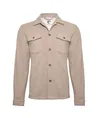 R2 Amsterdam Overshirt Solid Rib