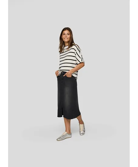 Rabe Midi Rok Denim
