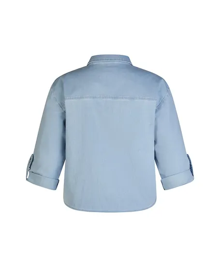 Rabe Spijkerblouse Rolmouwen