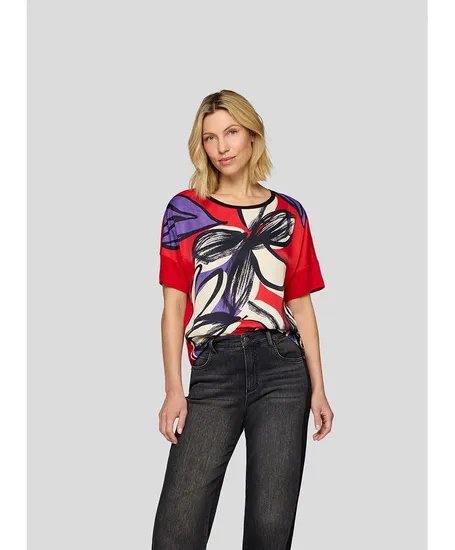 Rabe T-shirt Gebloemd