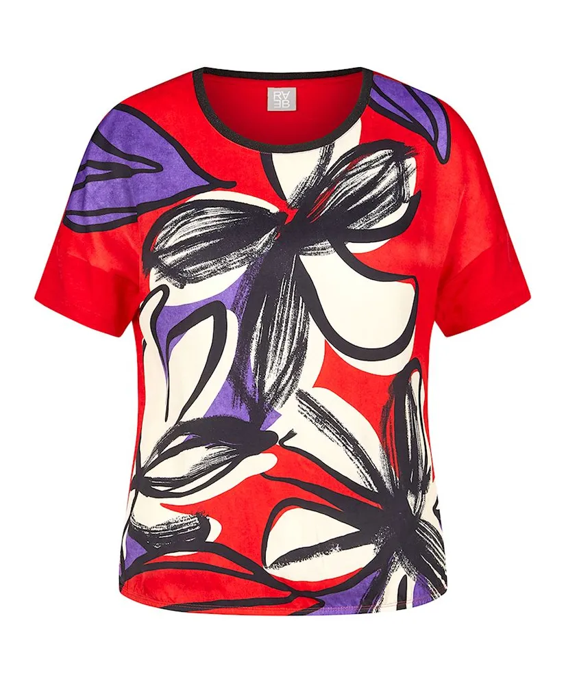 Rabe T-shirt Gebloemd