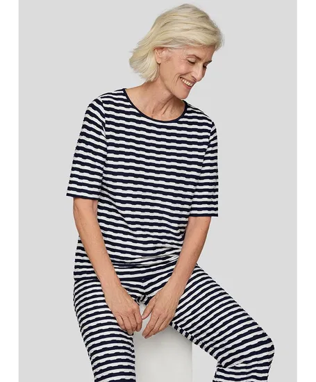 Rabe T-shirt Gestreept