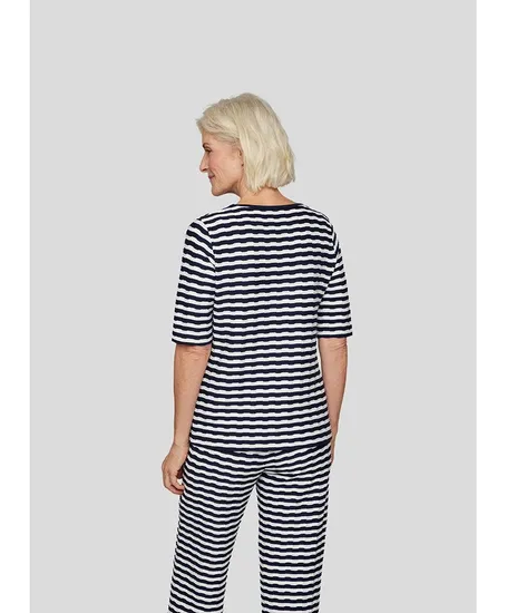 Rabe T-shirt Gestreept