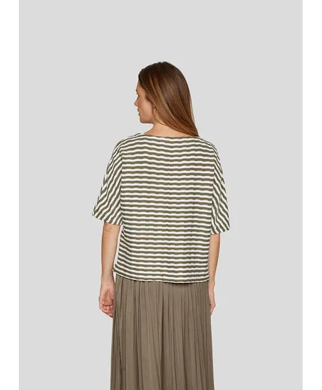 Rabe T-shirt Gestreept