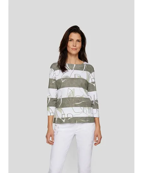 Rabe T-shirt Gestreept