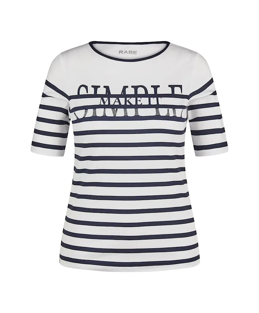 Rabe T-shirt Gestreept