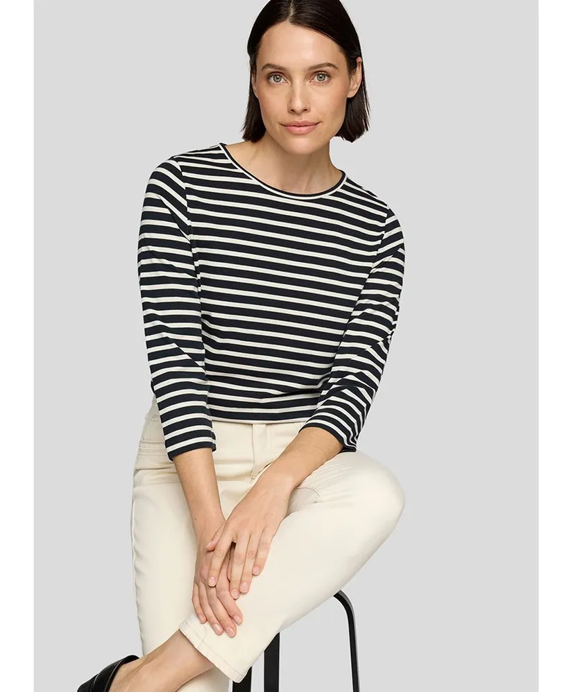 Rabe T-shirt Gestreept
