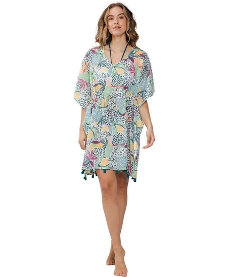 Rebelle Beach Cover-up Tropical Jungle