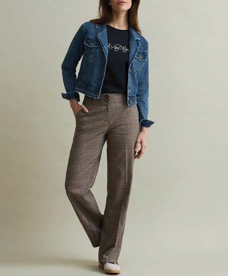 Red Button Broek Colette Check