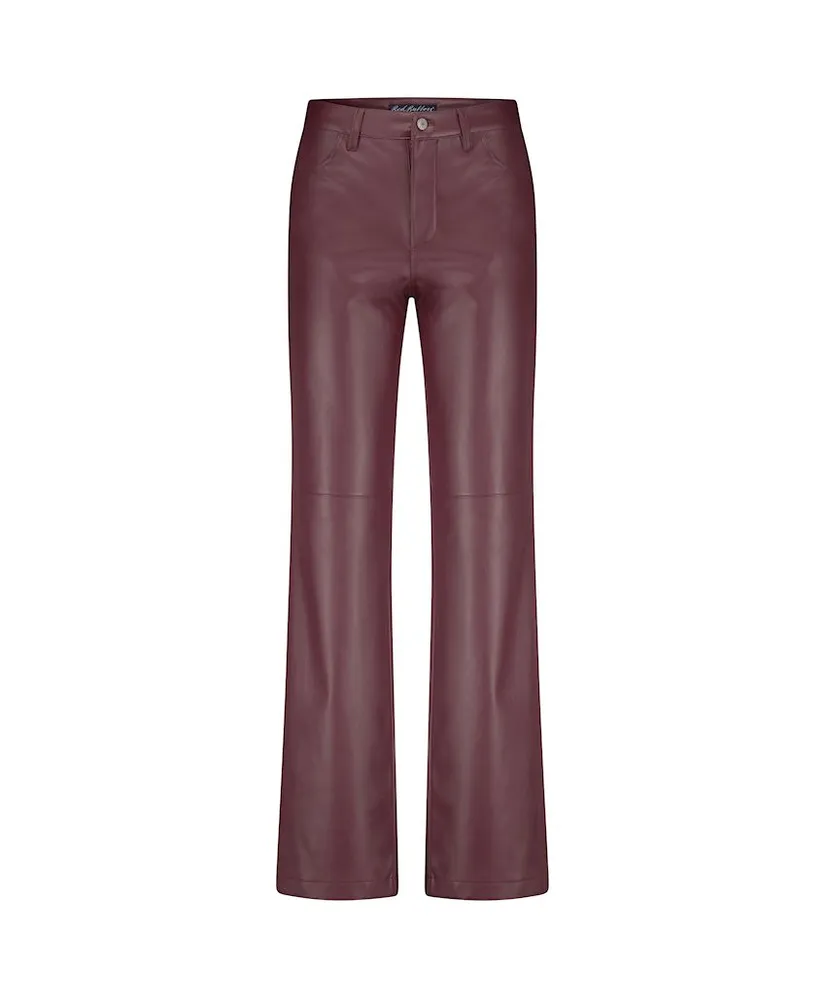 Red Button Broek Colette Faux Leather L32