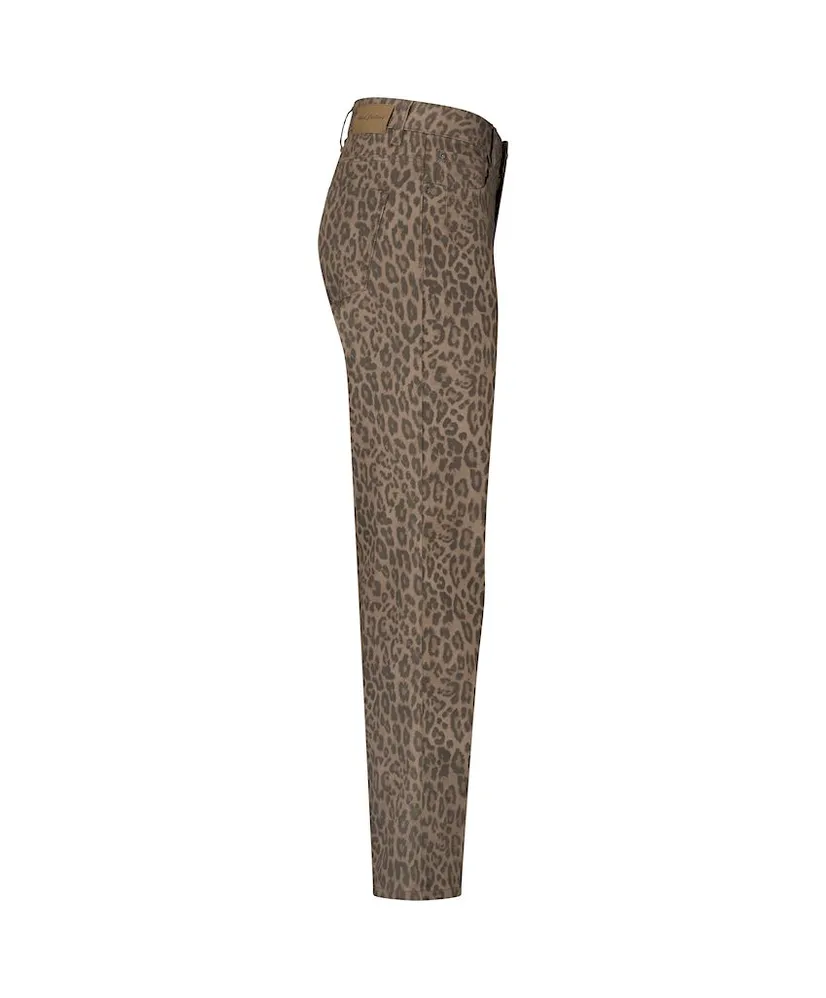 Red Button Broek Straight Leopard