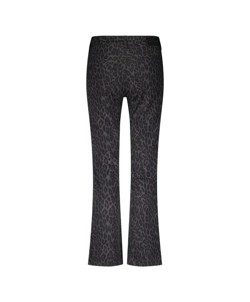 Red Button Broek Straight Leopard