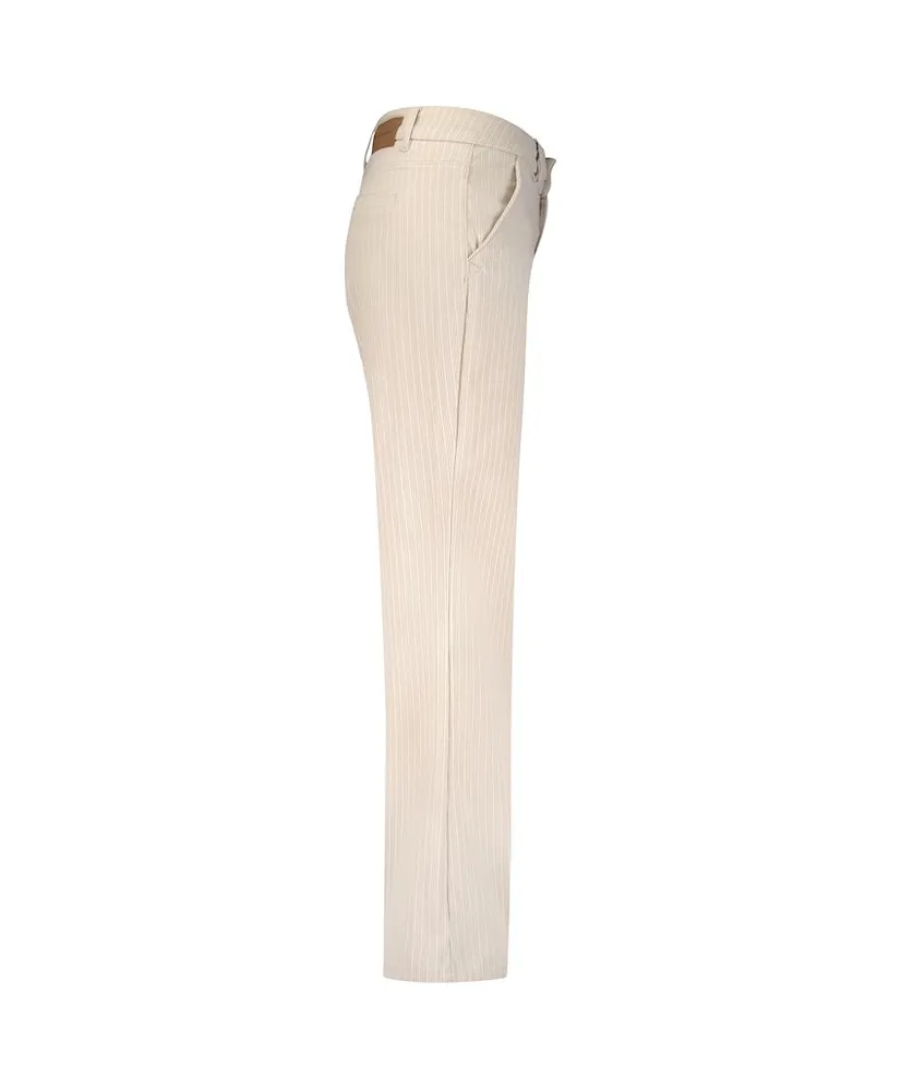 Red Button Broek Stripe
