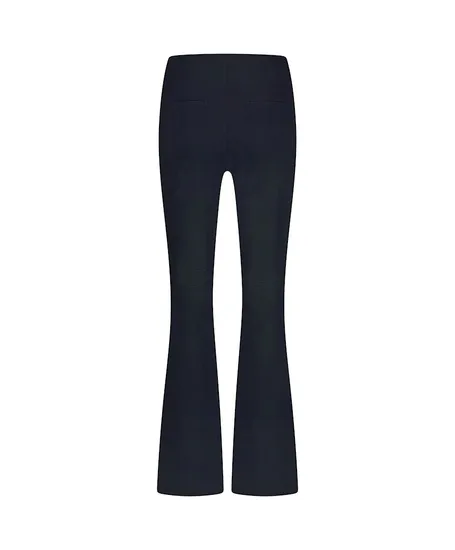 Red Button Flared Broek Bibette Fancy Twill