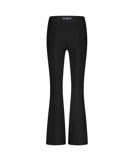 Red Button Flared Broek Bibette Fancy Twill