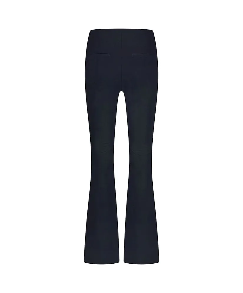 Red Button Flared Broek Bibette Fancy Twill