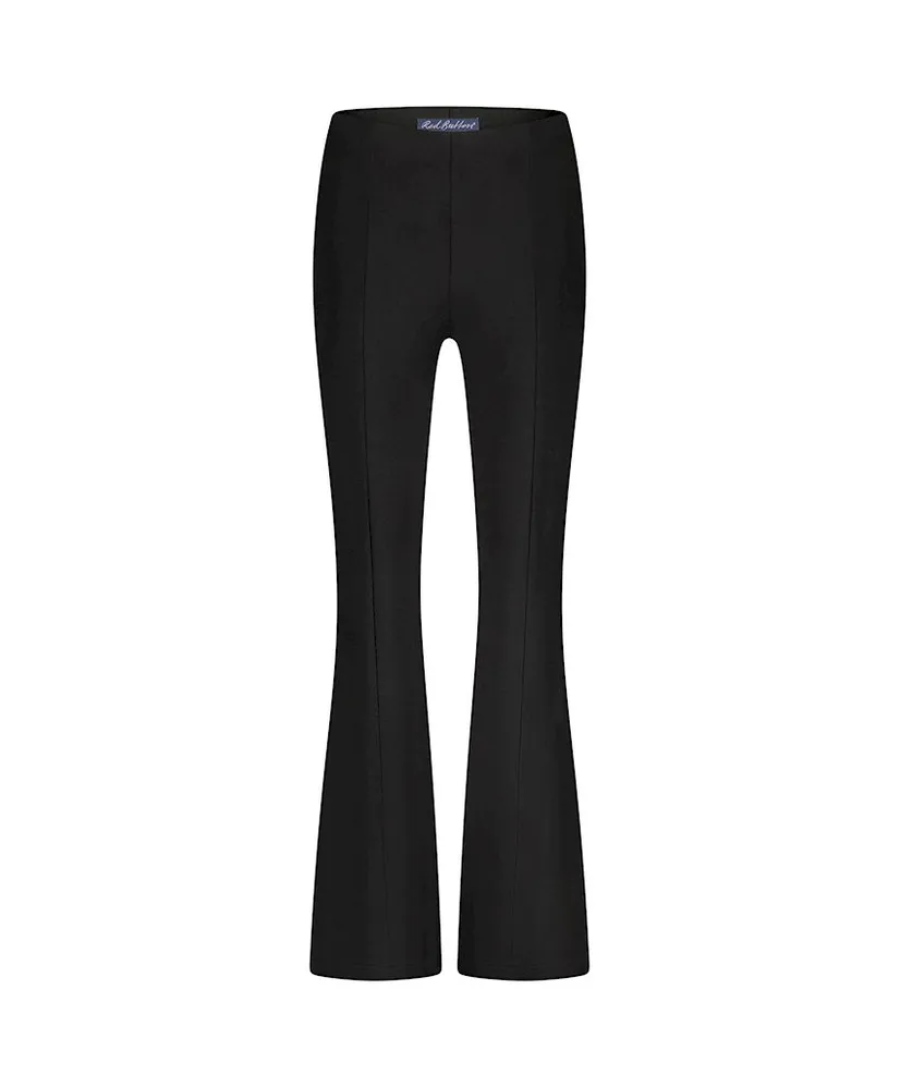 Red Button Flared Broek Bibette Fancy Twill