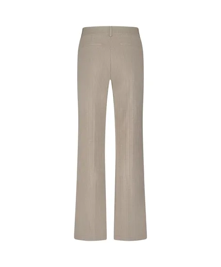 Red Button Flared Broek Bibette Pinstripe
