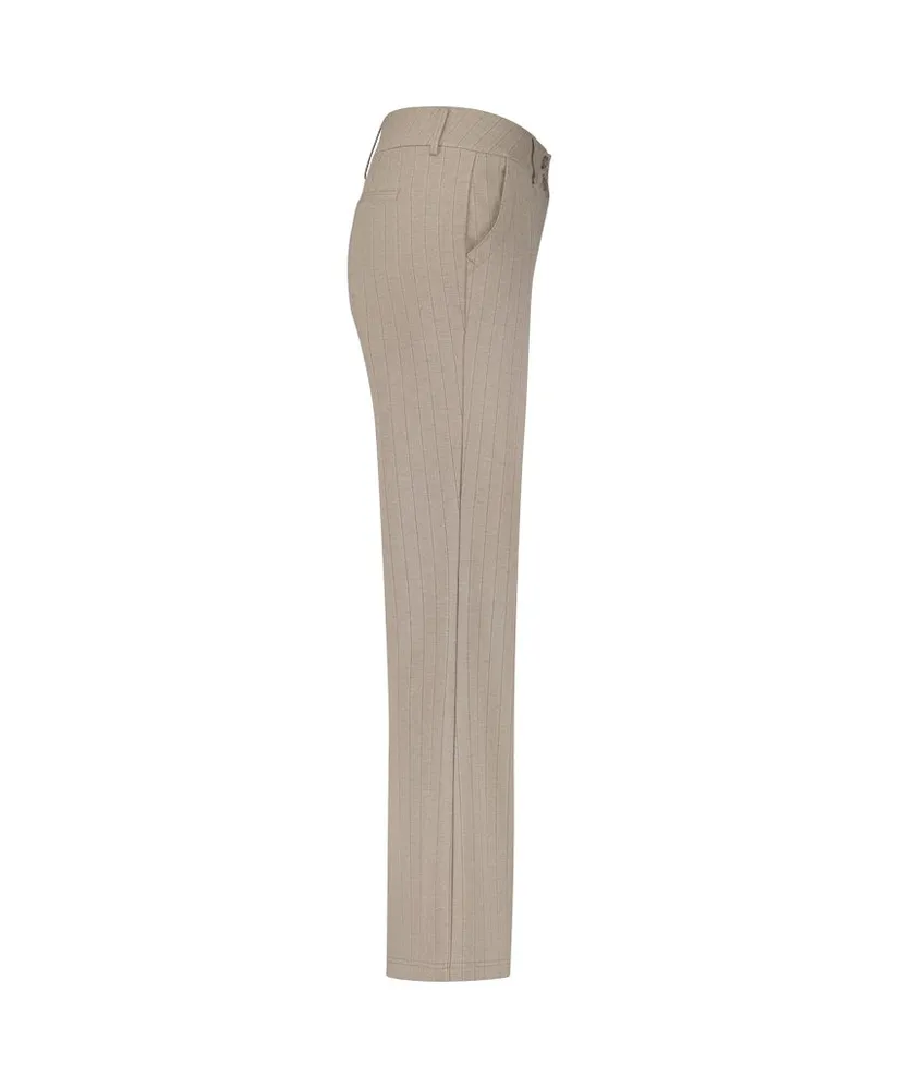 Red Button Flared Broek Bibette Pinstripe