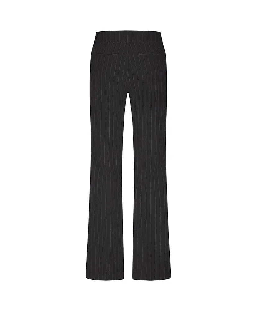 Red Button Flared Broek Bibette Pinstripe