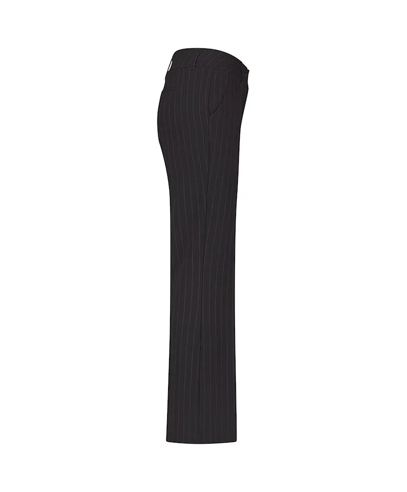 Red Button Flared Broek Bibette Pinstripe