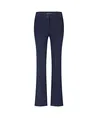 Red Button Flared Broek Effen