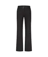 Red Button Flared Broek Effen