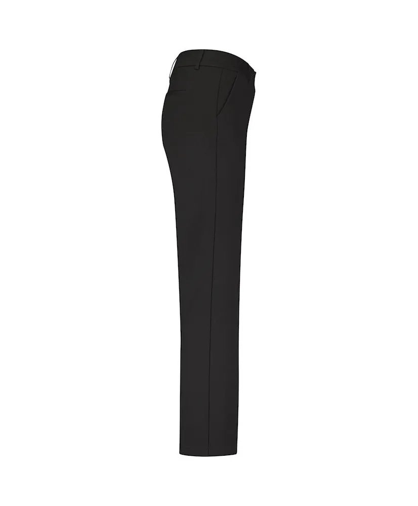 Red Button Flared Broek Effen