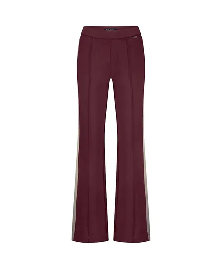 Red Button Flared Broek Sidepatch