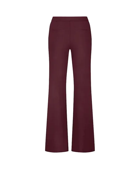 Red Button Flared Broek Sidepatch
