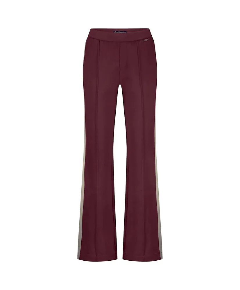 Red Button Flared Broek Sidepatch