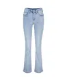 Red Button Flared Jeans Babette