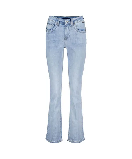 Red Button Flared Jeans Babette