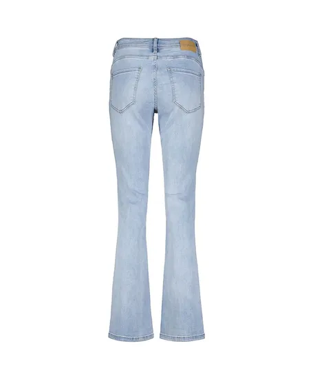 Red Button Flared Jeans Babette