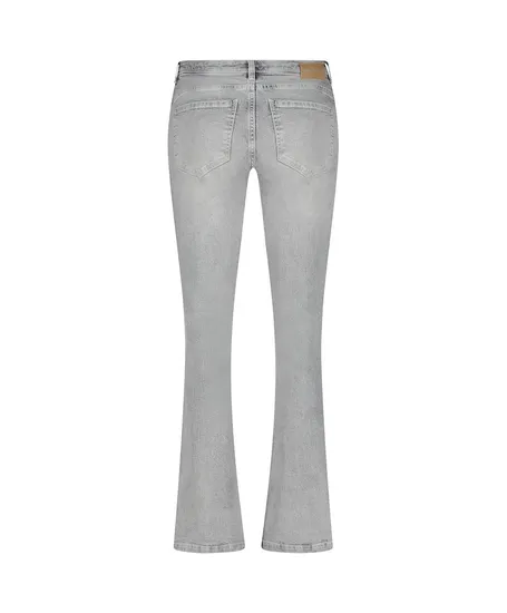 Red Button Flared Jeans Babette