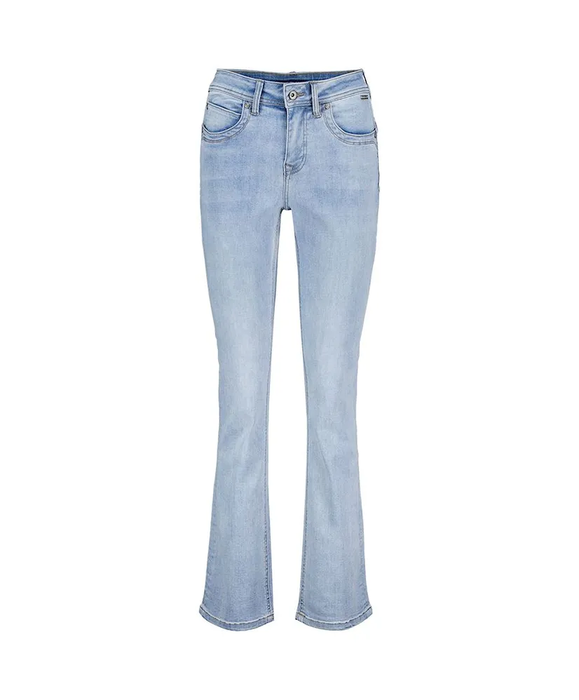 Red Button Flared Jeans Babette