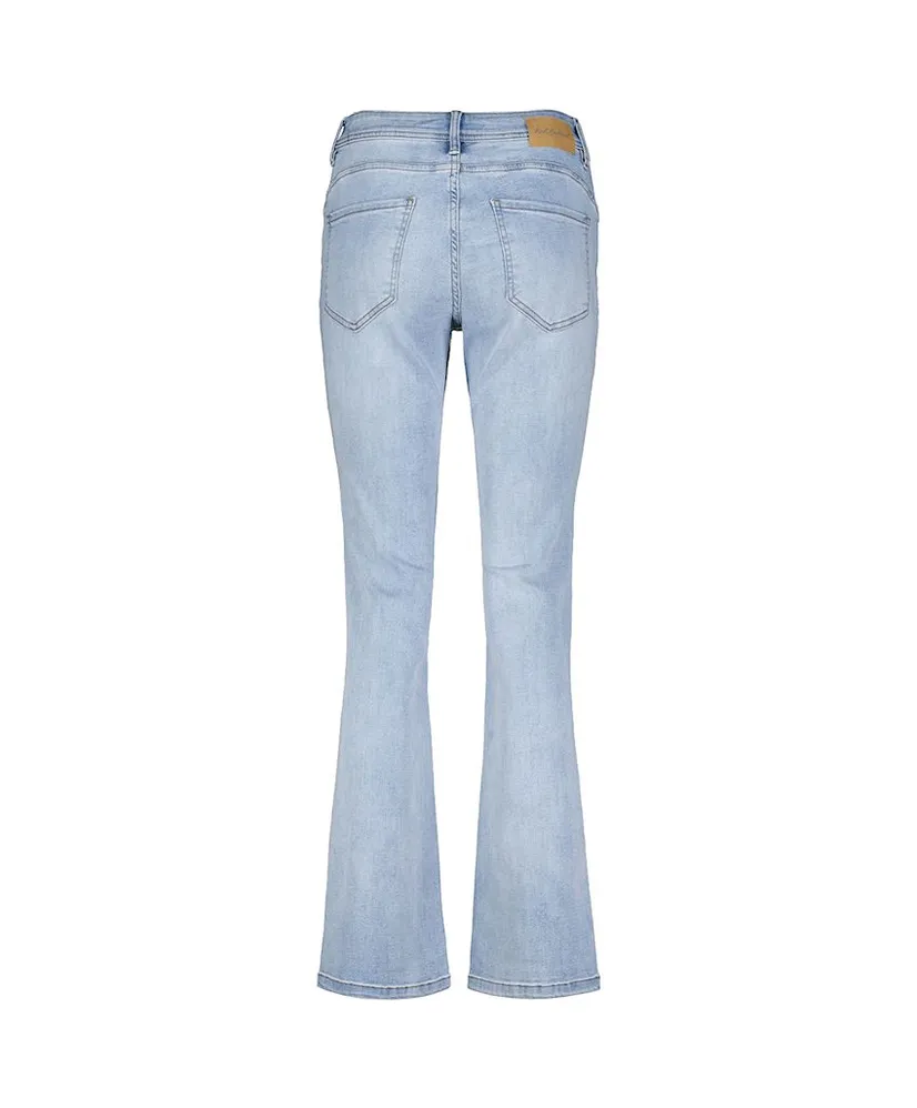 Red Button Flared Jeans Babette