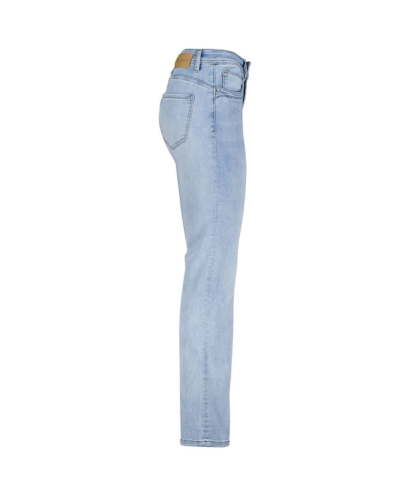 Red Button Flared Jeans Babette