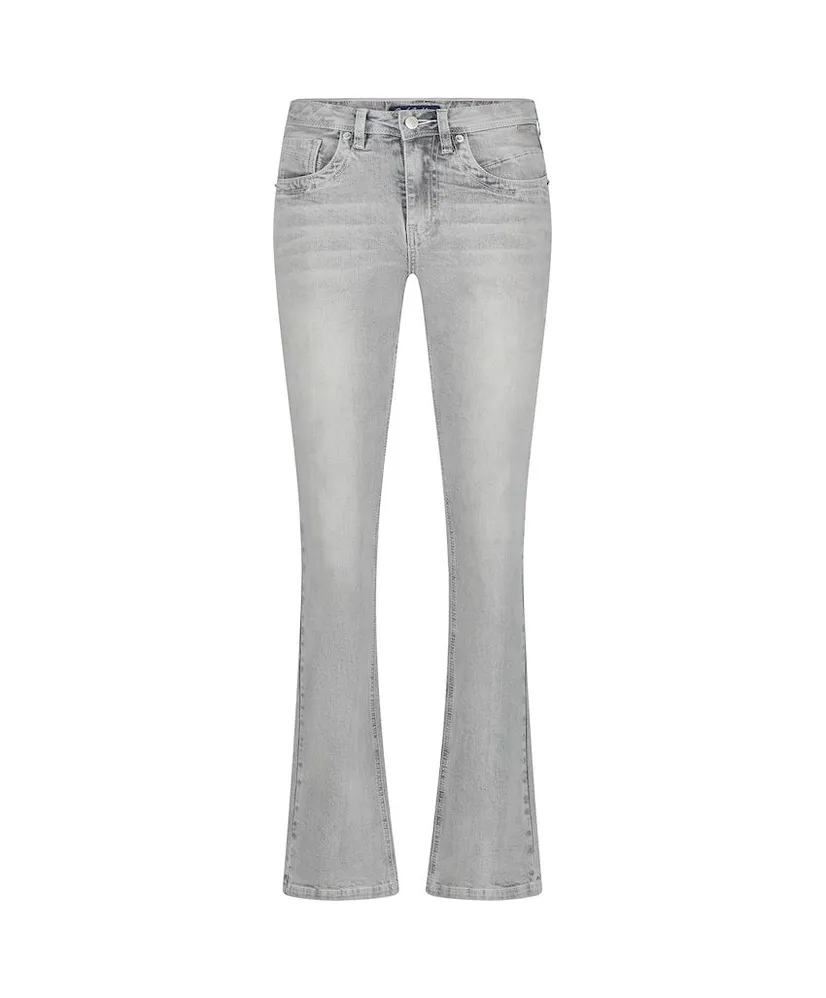 Red Button Flared Jeans Babette