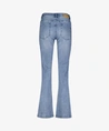 Red Button Flared Jeans Bibette