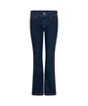 Red Button Flared Jeans Bibette