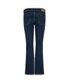Red Button Flared Jeans Bibette