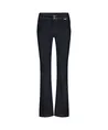 Red Button Flared Jeans Bibette