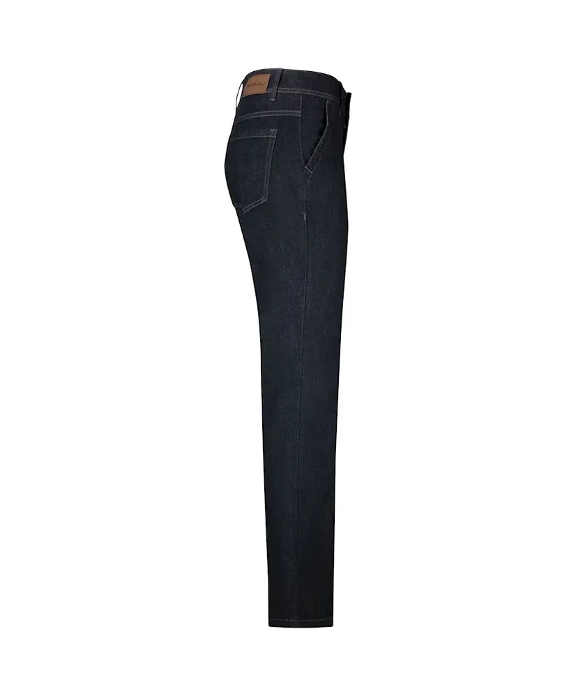 Red Button Flared Jeans Bibette