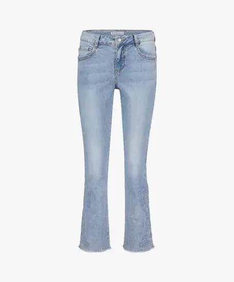 Red Button Flared Jeans Kate